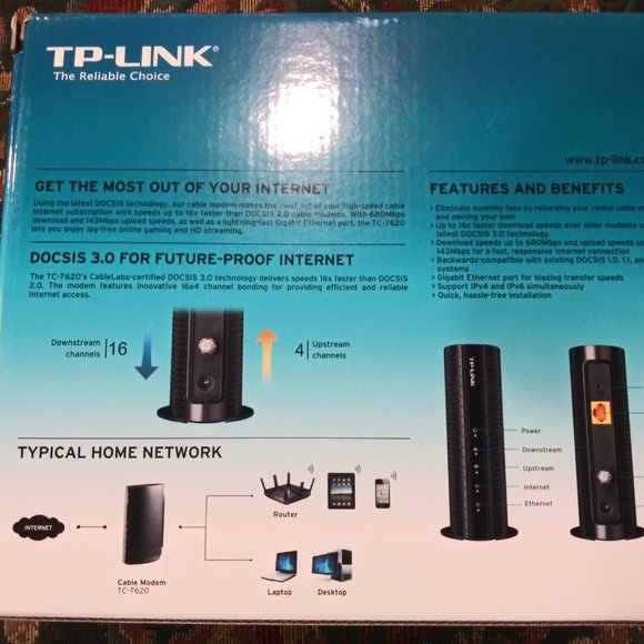 TP-Link Cable Modem - Picture 3 of 4